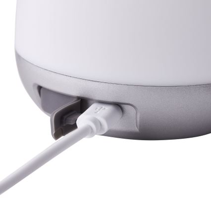 Brilliant - LED Aptumšojama āra galda lampa GEMMA LED/1,9W/5V IP44 balta
