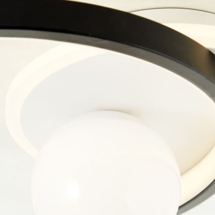 Brilliant - LED Aptumšojama griestu lampa ATLANTA LED/24W/230V melna/balta