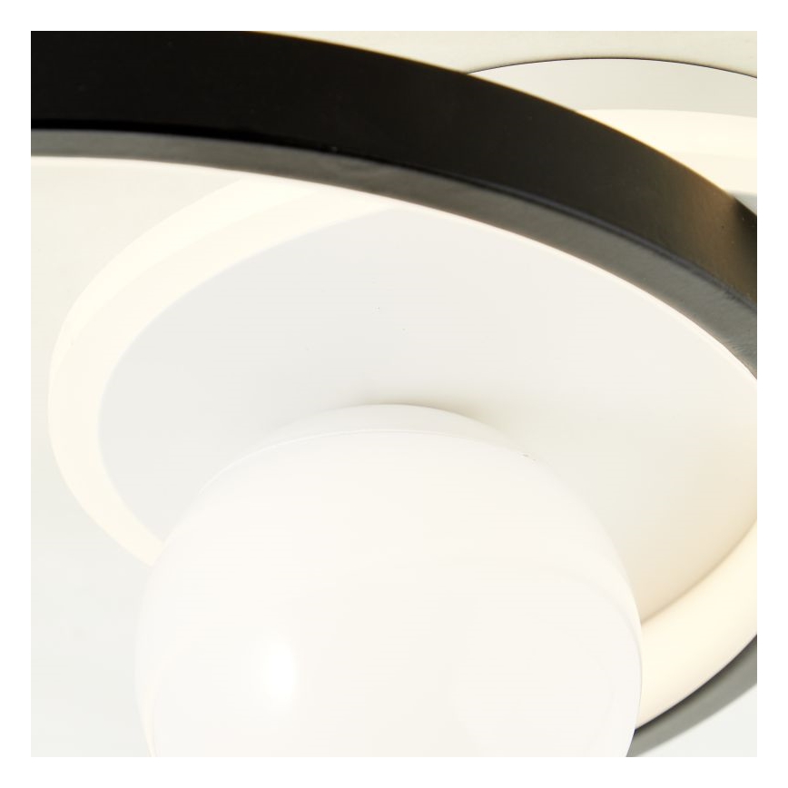 Brilliant - LED Aptumšojama griestu lampa ATLANTA LED/24W/230V melna/balta