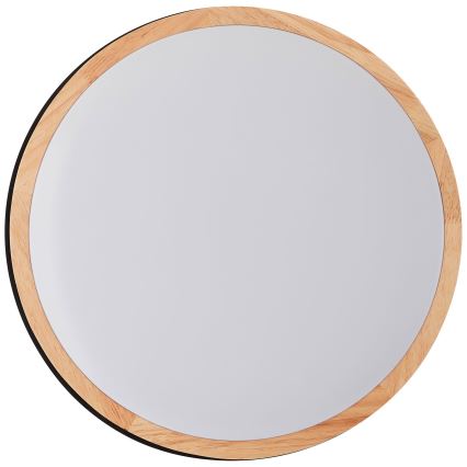 Brilliant - LED Aptumšojama griestu lampa BAARLO LED/24W/230V d. 35 cm melna/gumijkoks - FSC sertificēts