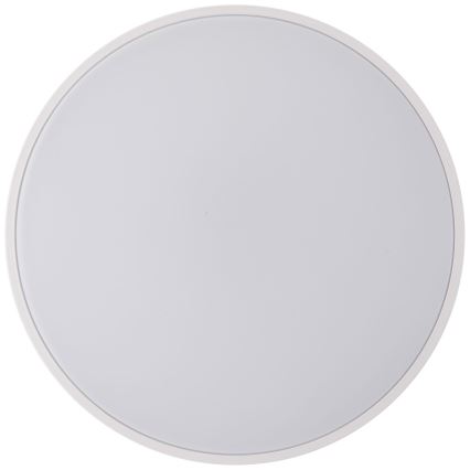 Brilliant - LED Aptumšojama griestu lampa BAARLO LED/36W/230V 3000-6500K d. 50 cm balta/gumijkoks + tālvadības pults - FSC sertificēts