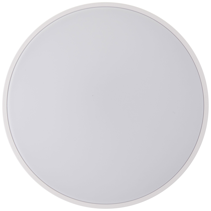 Brilliant - LED Aptumšojama griestu lampa BAARLO LED/36W/230V 3000-6500K d. 50 cm balta/gumijkoks + tālvadības pults - FSC sertificēts