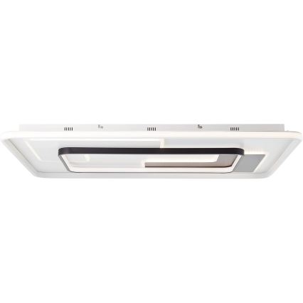 Brilliant - LED Aptumšojama griestu lampa BARDEN LED/57W/230V 3000-6800K 60x90 cm balta + tālvadības pults