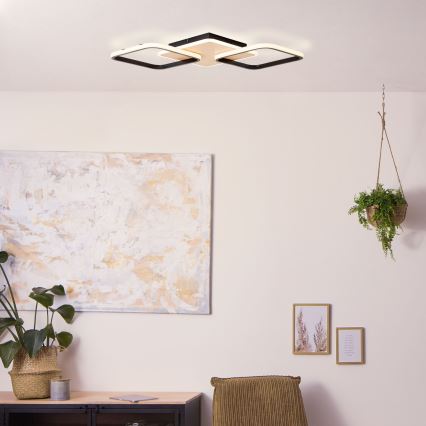 Brilliant - LED Aptumšojama griestu lampa DENNET LED/40W/230V 3000K 62x62 cm