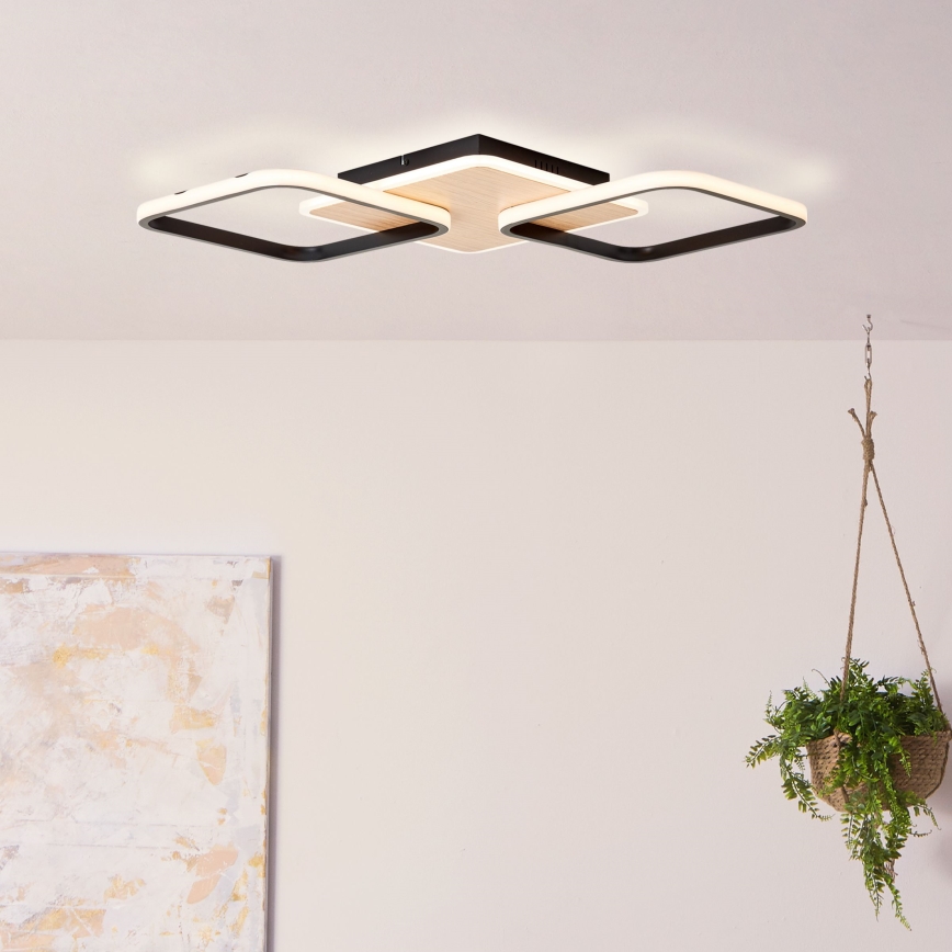 Brilliant - LED Aptumšojama griestu lampa DENNET LED/40W/230V 3000K 62x62 cm