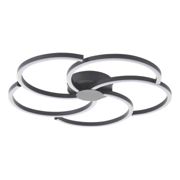 Brilliant - LED Aptumšojama griestu lampa FICO LED/32W/230V d. 57 cm melna