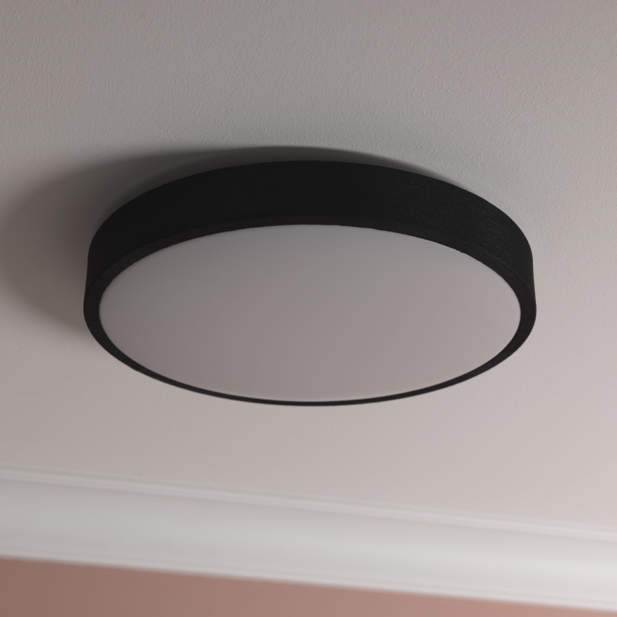 Brilliant - LED Aptumšojama griestu lampa FILIZ LED/24W/230V d. 38,5 cm melna