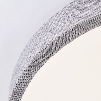 Brilliant - LED Aptumšojama griestu lampa FILIZ LED/24W/230V d. 38,5 cm pelēka