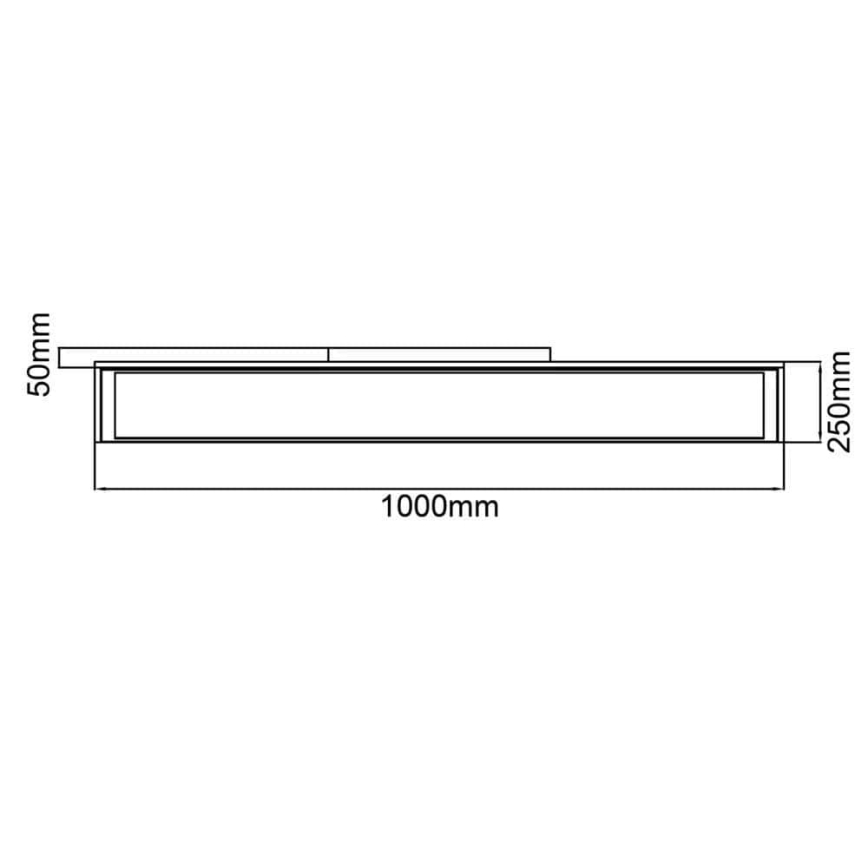 Brilliant - LED Aptumšojama griestu lampa FLAT LED/32W/230V 2700-6500K + tālvadības pults