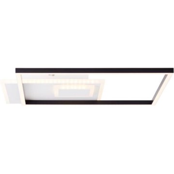 Brilliant - LED Aptumšojama griestu lampa IORGO LED/40W/230V 3000K 43,5x43,5 cm balta/melna