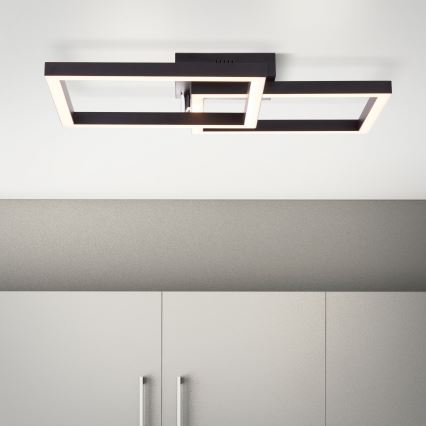 Brilliant - LED Aptumšojama griestu lampa KJORN LED/32W/230V 3000K melna