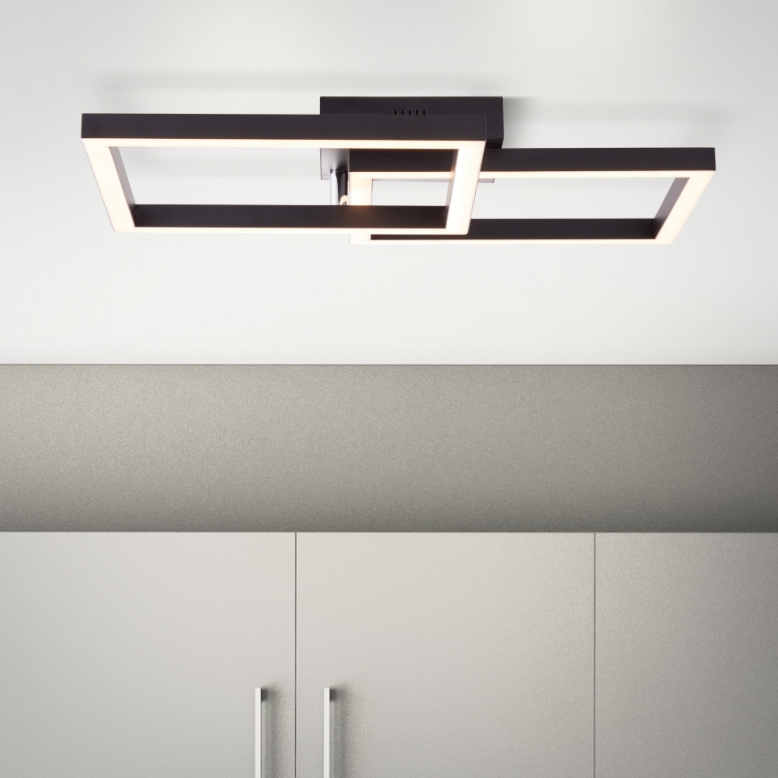 Brilliant - LED Aptumšojama griestu lampa KJORN LED/32W/230V 3000K melna