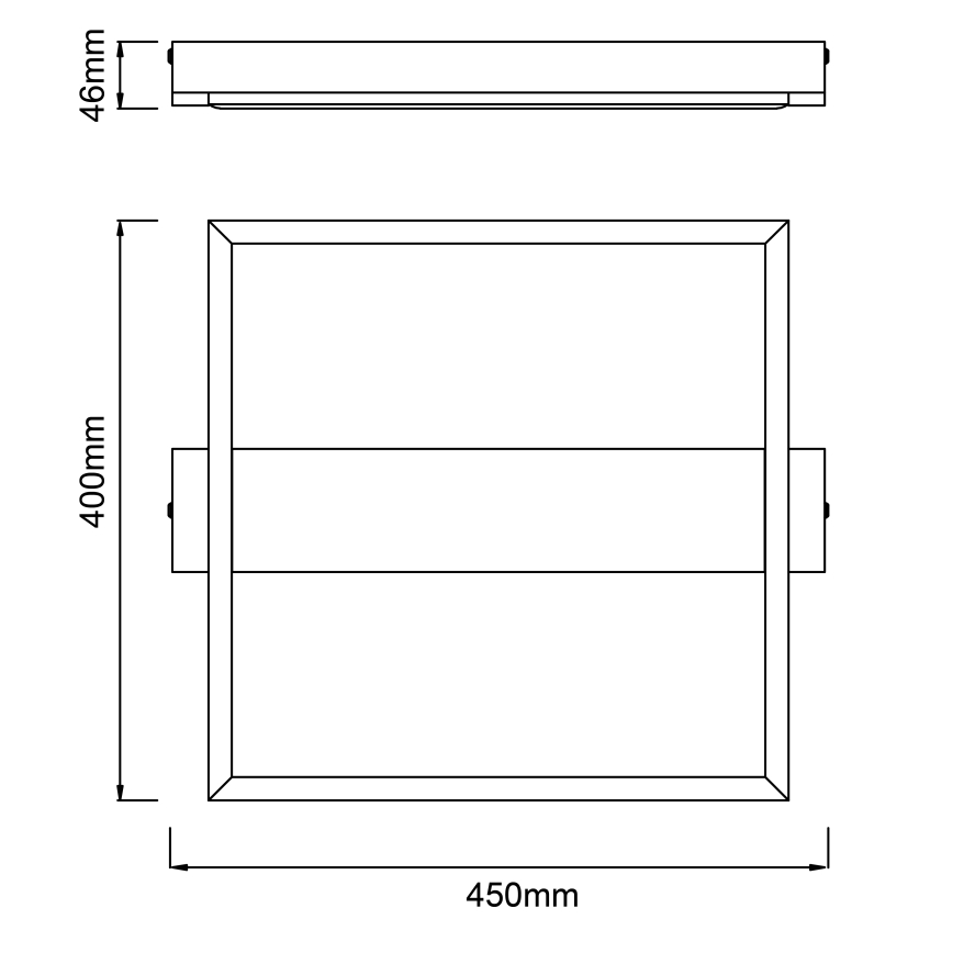 Brilliant - LED Aptumšojama griestu lampa LONEOS LED/24W/230V 3000K 45x40 cm - FSC sertificēts