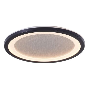 Brilliant - LED Aptumšojama griestu lampa MOSAKO LED/20W/230V 2700K d. 29,5 cm melna