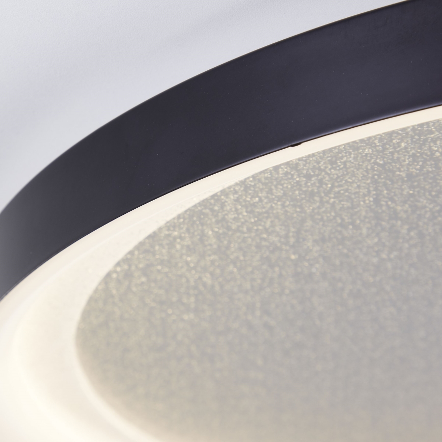 Brilliant - LED Aptumšojama griestu lampa QUITO LED/30W/230V 3000K d. 42 cm melna