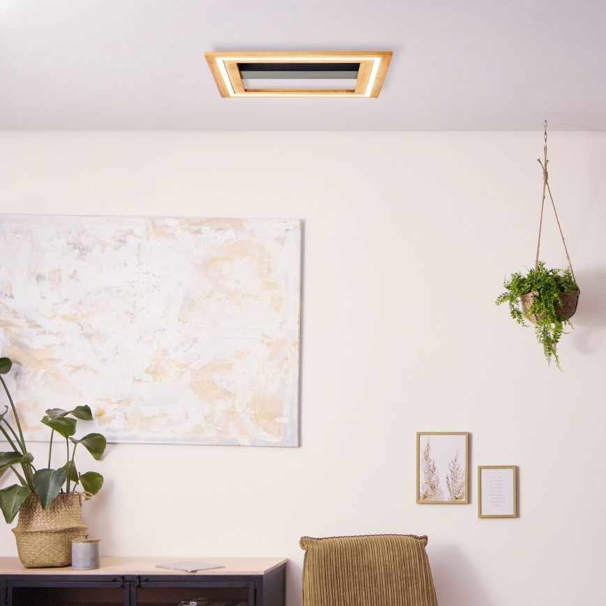 Brilliant - LED Aptumšojama griestu lampa RHEA LED/24W/230V 3000K 45x45 cm - FSC sertificēts