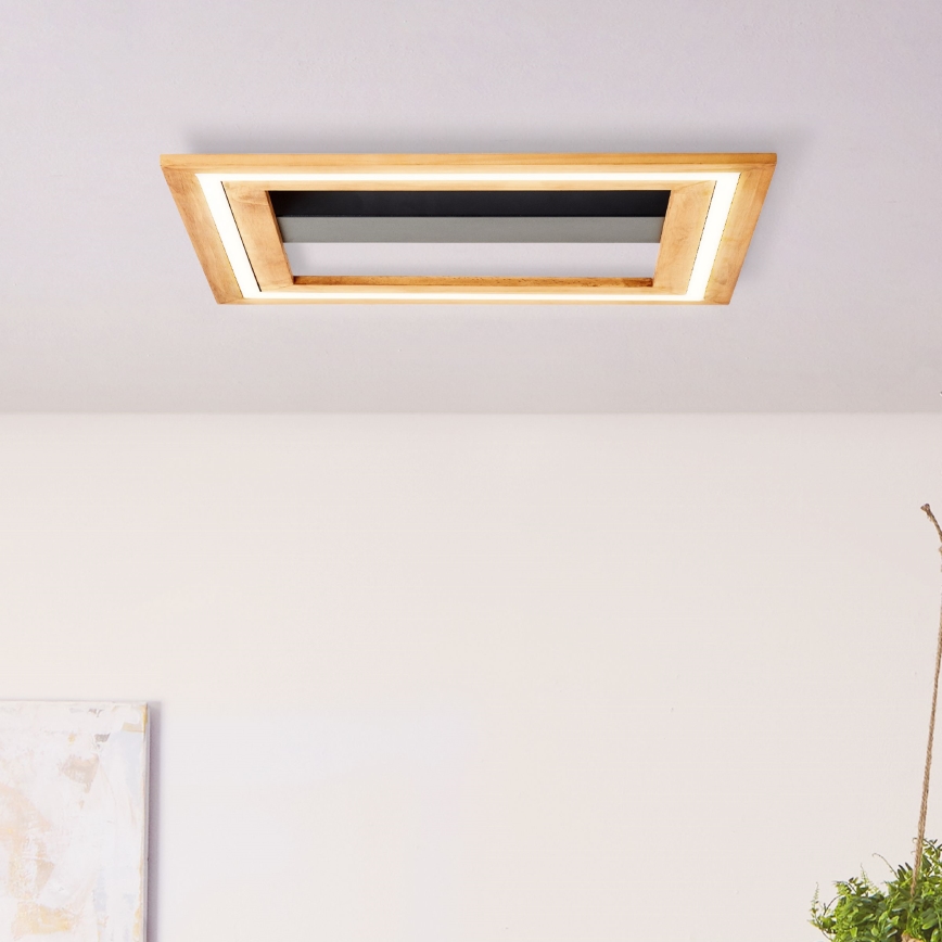 Brilliant - LED Aptumšojama griestu lampa RHEA LED/24W/230V 3000K 45x45 cm - FSC sertificēts
