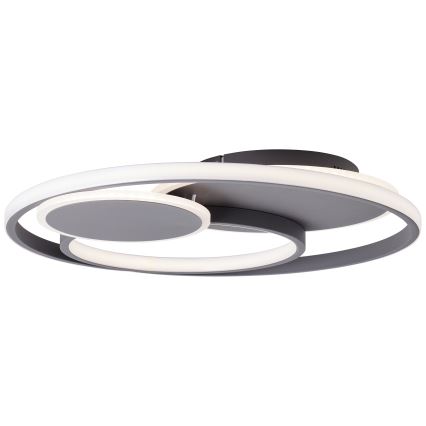 Brilliant - LED Aptumšojama griestu lampa RUNDA LED/50W/230V 3000-6500K melna + tālvadības pults