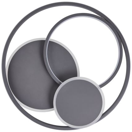 Brilliant - LED Aptumšojama griestu lampa RUNDA LED/50W/230V 3000-6500K melna + tālvadības pults