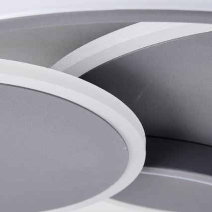 Brilliant - LED Aptumšojama griestu lampa RUNDA LED/50W/230V 3000-6500K melna + tālvadības pults