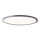 Brilliant - LED aptumšojama griestu lampa SORELL LED/24W/230V 3000-6500K Ø 42 cm melna + tālvadības pults