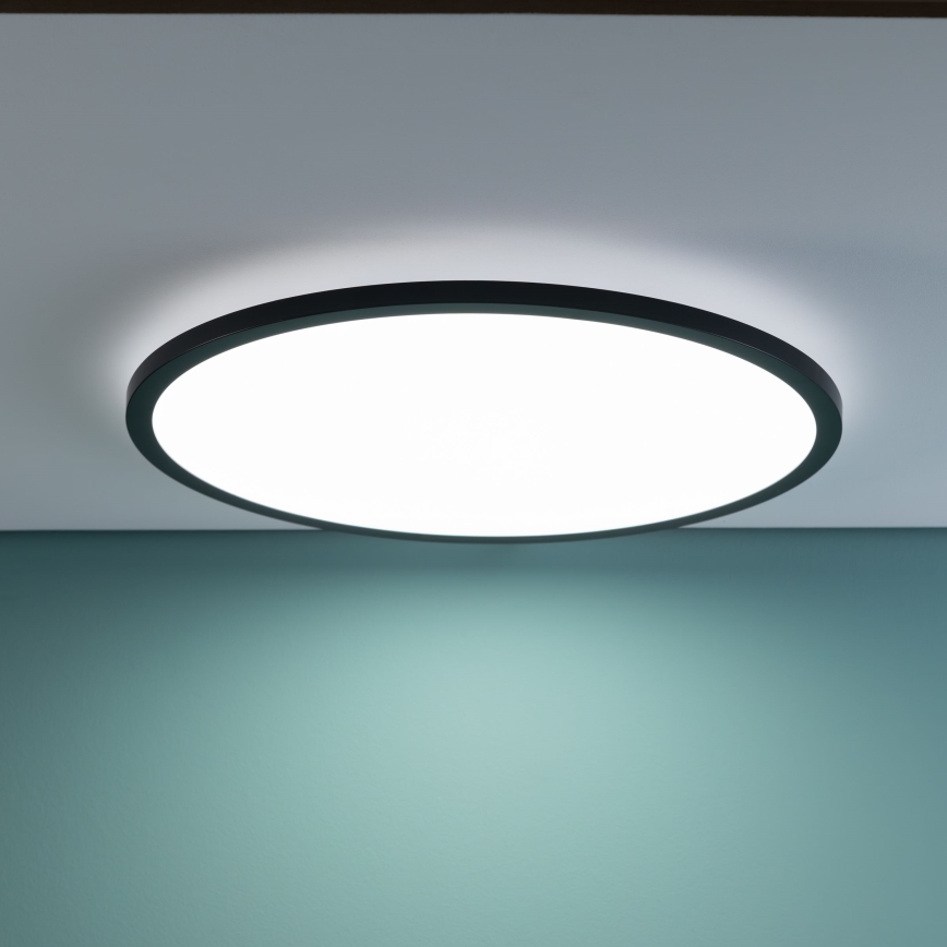 Brilliant - LED aptumšojams griestu gaismeklis TUCO LED/33W/230V 3000-6500K Ø 50 cm melns + ar tālvadības pulti