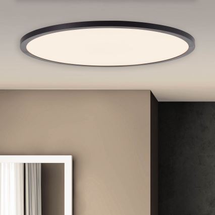 Brilliant - LED aptumšojams griestu gaismeklis TUCO LED/33W/230V 3000-6500K Ø 50 cm melns + ar tālvadības pulti