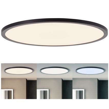 Brilliant - LED aptumšojams griestu gaismeklis TUCO LED/33W/230V 3000-6500K Ø 50 cm melns + ar tālvadības pulti
