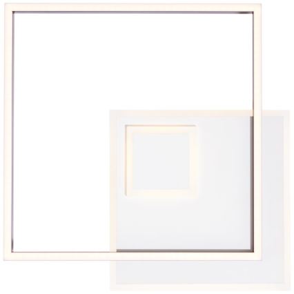 Brilliant - LED Aptumšojama griestu lampa IORGO LED/40W/230V 3000K 43,5x43,5 cm balta/melna