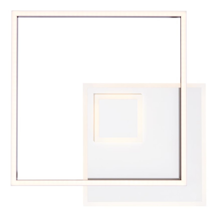 Brilliant - LED Aptumšojama griestu lampa IORGO LED/40W/230V 3000K 43,5x43,5 cm balta/melna