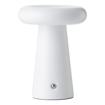 Brilliant - LED Aptumšojama skārienvadāma āra galda lampa MUFFIN LED/3W/5V USB IP44 balta