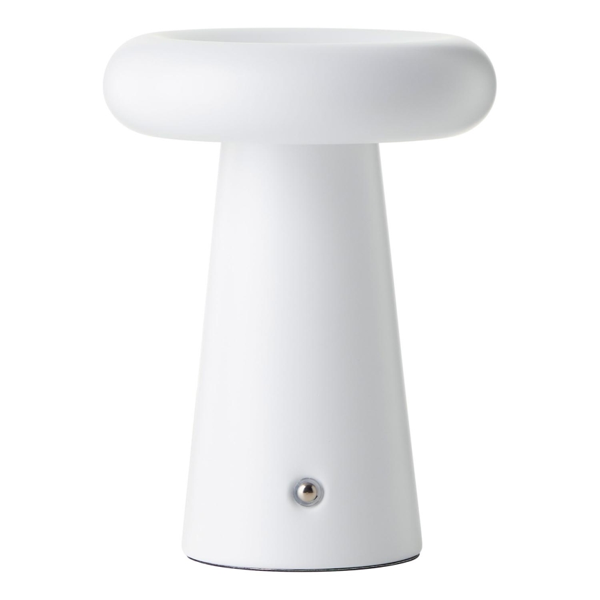 Brilliant - LED Aptumšojama skārienvadāma āra galda lampa MUFFIN LED/3W/5V USB IP44 balta