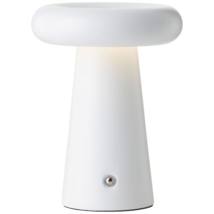 Brilliant - LED Aptumšojama skārienvadāma āra galda lampa MUFFIN LED/3W/5V USB IP44 balta