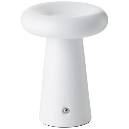 Brilliant - LED Aptumšojama skārienvadāma āra galda lampa MUFFIN LED/3W/5V USB IP44 balta