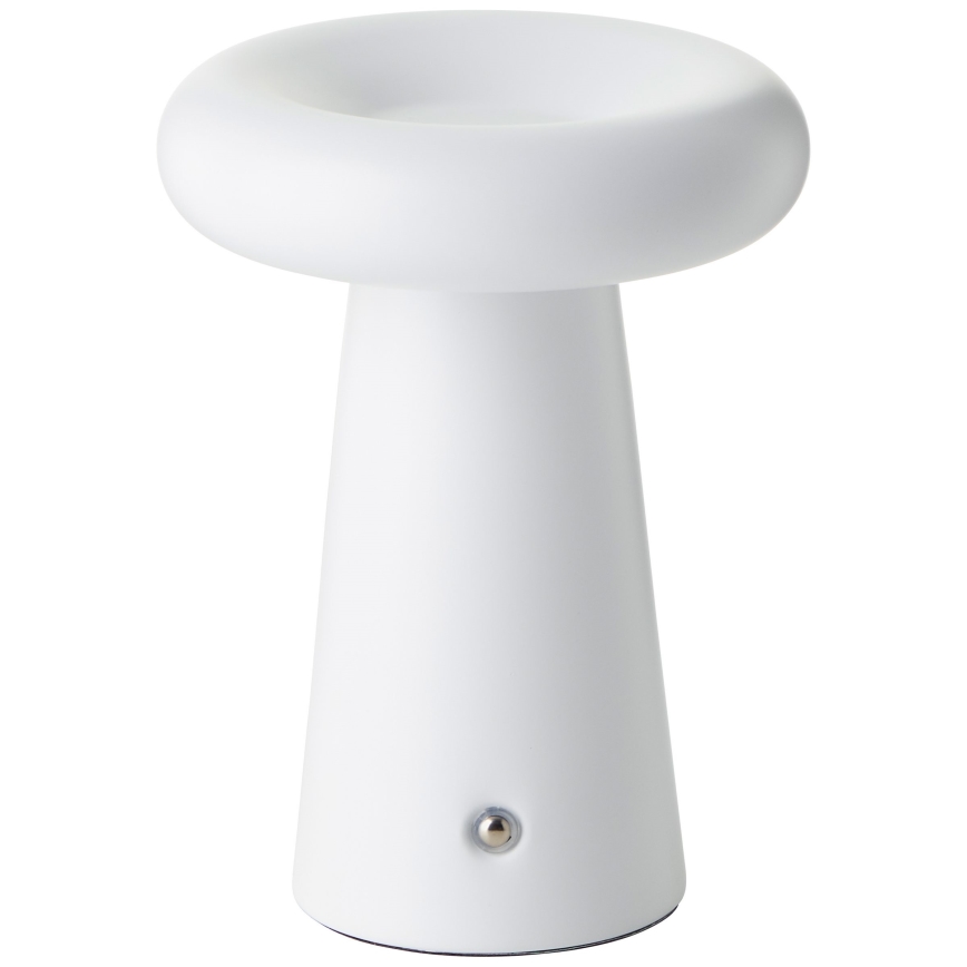 Brilliant - LED Aptumšojama skārienvadāma āra galda lampa MUFFIN LED/3W/5V USB IP44 balta