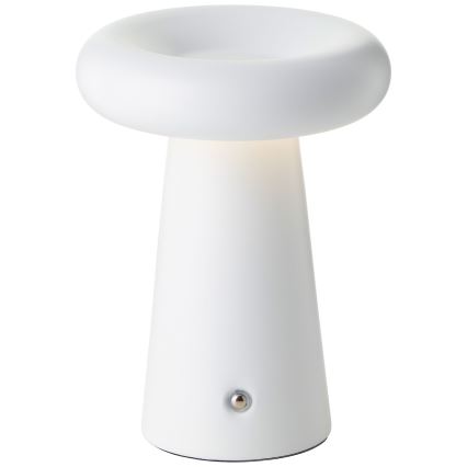 Brilliant - LED Aptumšojama skārienvadāma āra galda lampa MUFFIN LED/3W/5V USB IP44 balta