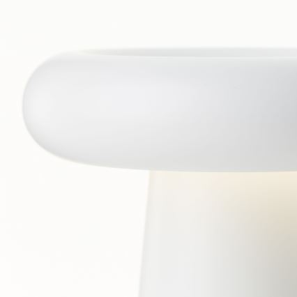 Brilliant - LED Aptumšojama skārienvadāma āra galda lampa MUFFIN LED/3W/5V USB IP44 balta