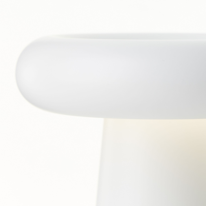 Brilliant - LED Aptumšojama skārienvadāma āra galda lampa MUFFIN LED/3W/5V USB IP44 balta