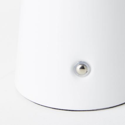 Brilliant - LED Aptumšojama skārienvadāma āra galda lampa MUFFIN LED/3W/5V USB IP44 balta