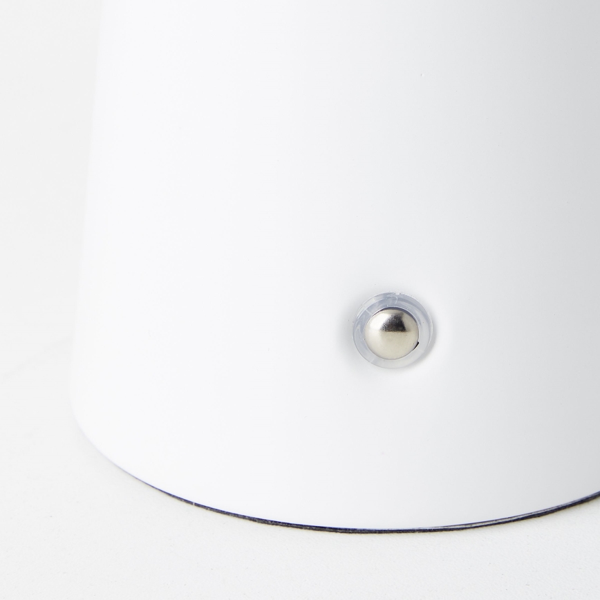Brilliant - LED Aptumšojama skārienvadāma āra galda lampa MUFFIN LED/3W/5V USB IP44 balta