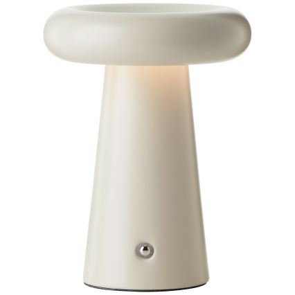 Brilliant - LED Aptumšojama skārienvadāma galda lampa MUFFIN LED/3W/5V USB 2600 mAh IP44 krém
