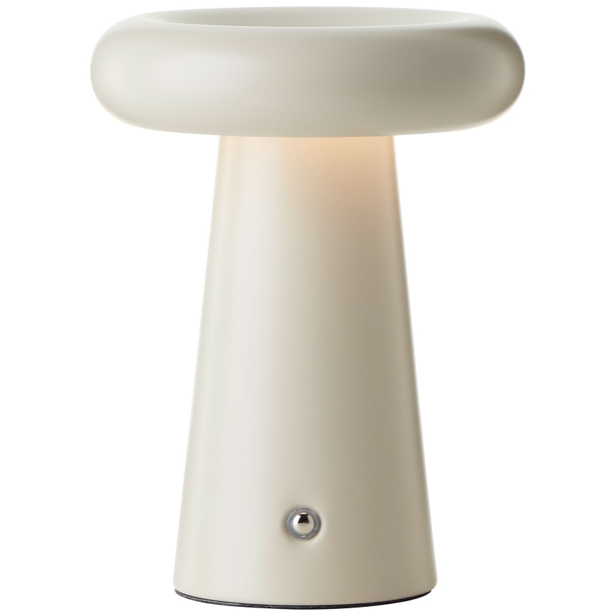 Brilliant - LED Aptumšojama skārienvadāma galda lampa MUFFIN LED/3W/5V USB IP44 krēmkrāsa