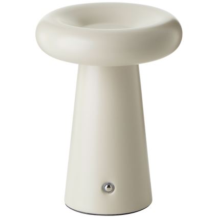 Brilliant - LED Aptumšojama skārienvadāma galda lampa MUFFIN LED/3W/5V USB IP44 krēmkrāsa