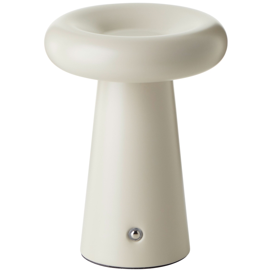 Brilliant - LED Aptumšojama skārienvadāma galda lampa MUFFIN LED/3W/5V USB IP44 krēmkrāsa