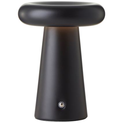Brilliant - LED Aptumšojama skārienvadāma āra galda lampa MUFFIN LED/3W/5V USB IP44 melna