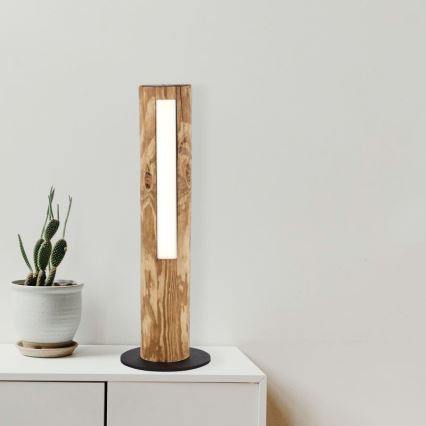 Brilliant - LED Aptumšojama skārienvadāma galda lampa ODUN LED/8W/230V priede