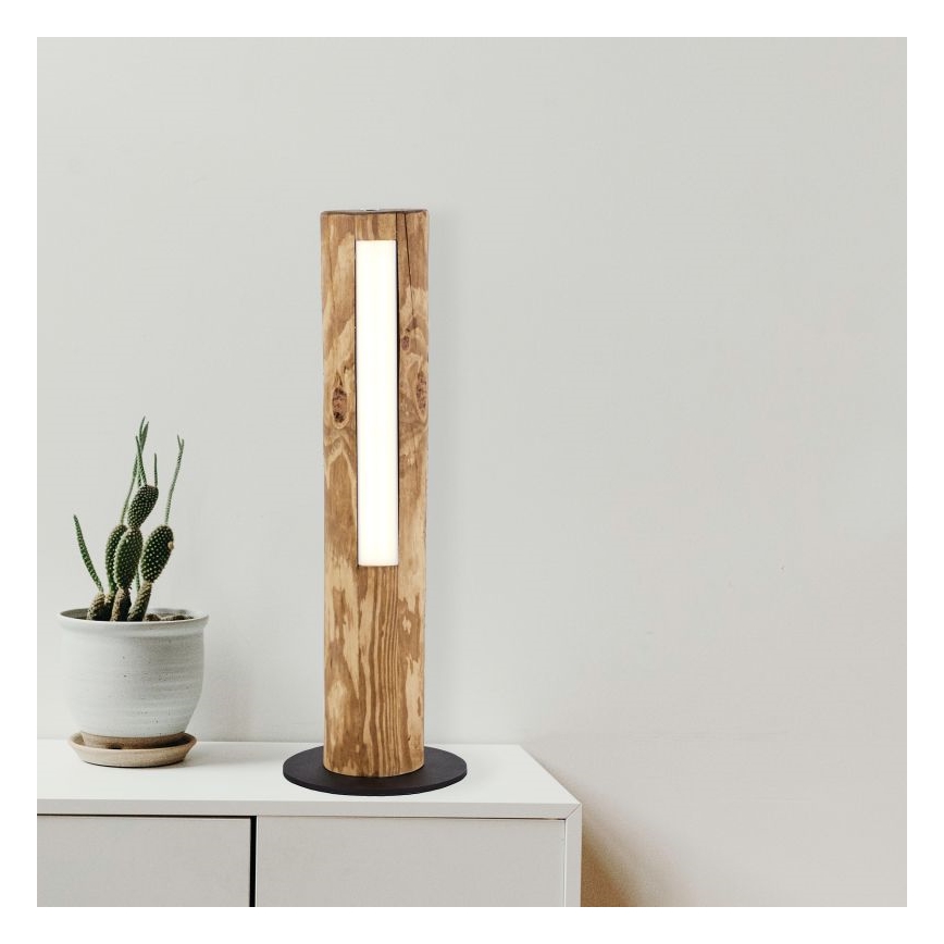 Brilliant - LED Aptumšojama skārienvadāma galda lampa ODUN LED/8W/230V priede