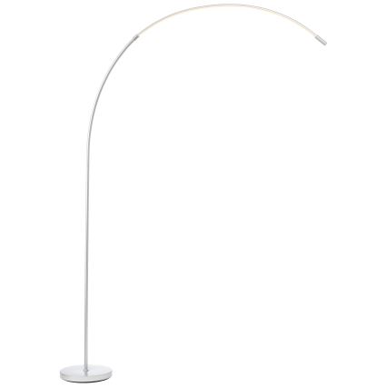 Brilliant - LED Aptumšojama skārienvadāma grīdas stāvlampa BOW LED/14W/230V 3000/4000/6500K matēts hroms