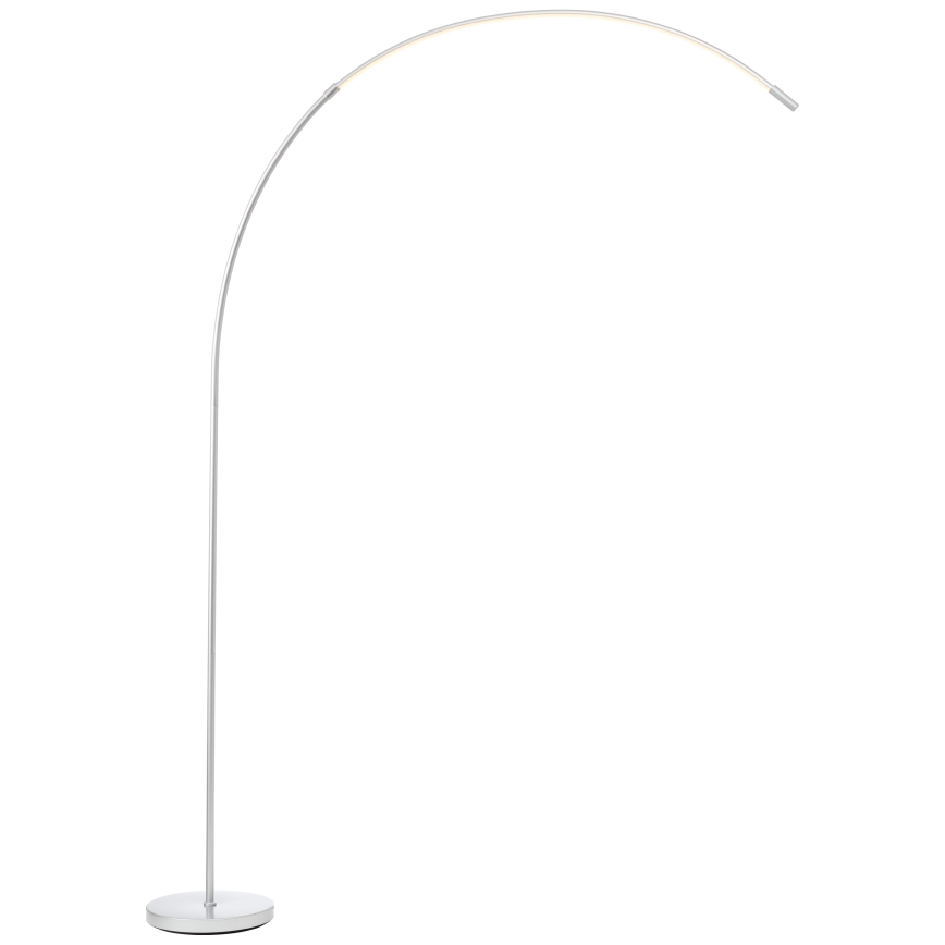 Brilliant - LED Aptumšojama skārienvadāma grīdas stāvlampa BOW LED/14W/230V 3000/4000/6500K matēts hroms