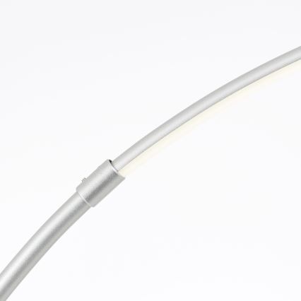 Brilliant - LED Aptumšojama skārienvadāma grīdas stāvlampa BOW LED/14W/230V 3000/4000/6500K matēts hroms